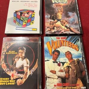 Set of 4 Classic Movie DVDs(new sealed)